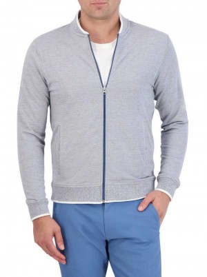 Robert Graham Ackerman Long Sleeve Knit Blu | 497YOWGMN