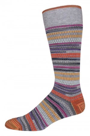 Robert Graham Baja Sock Grigie | 951GMSBYV