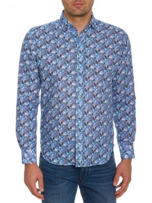 Robert Graham Big Sur Long Sleeve Button Down Shirt Multi | 820AEMBYQ