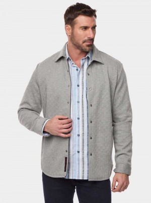 Robert Graham Billard Knit Jacket Grigie | 597NECSMK