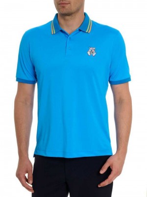 Robert Graham Bowtie Graham Polo Blu | 712YXGRCP