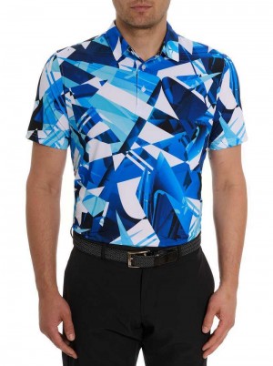 Robert Graham Driftwood Polo Blu | 974KONGRH