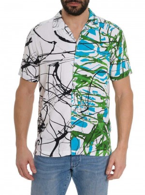 Robert Graham Garson Short Sleeve Button Down Shirt Multi | 834CKOGXS