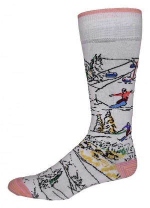 Robert Graham Gondola Sock Bianche | 038NTXKVC