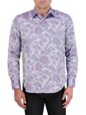 Robert Graham Limited Edition Portiere Long Sleeve Button Down Shirt Classic | 064VQLRBD