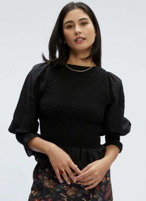 Robert Graham Macie Blouse Nere | 695UBMSKJ