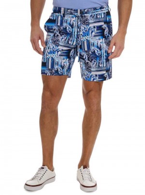 Robert Graham Makua Shorts Blu | 943KQCNTE
