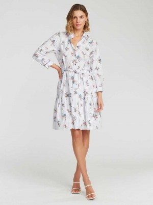 Robert Graham Paloma Dress Bianche | 394ADPWLK
